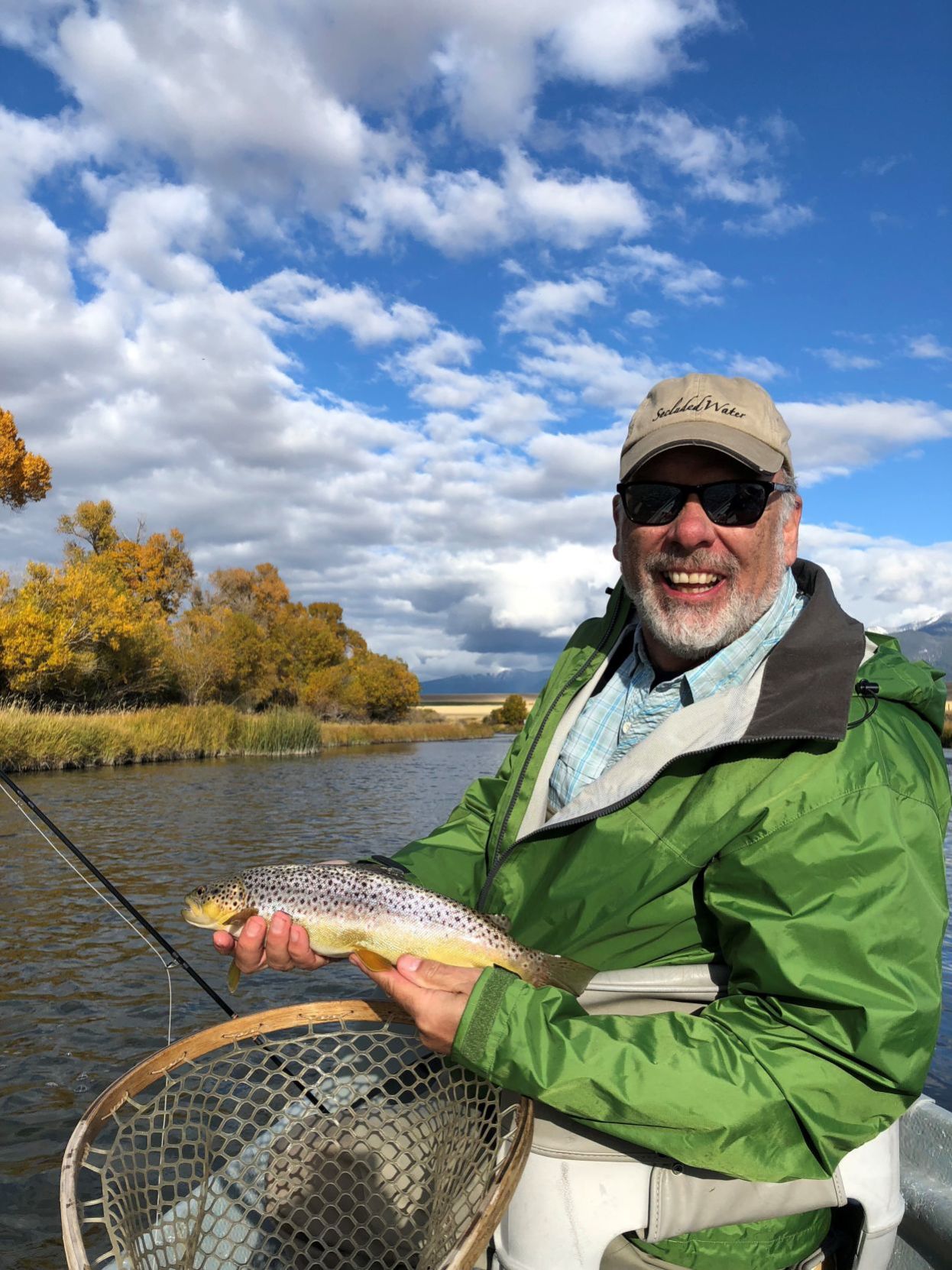 Brown trout on the Big Hole